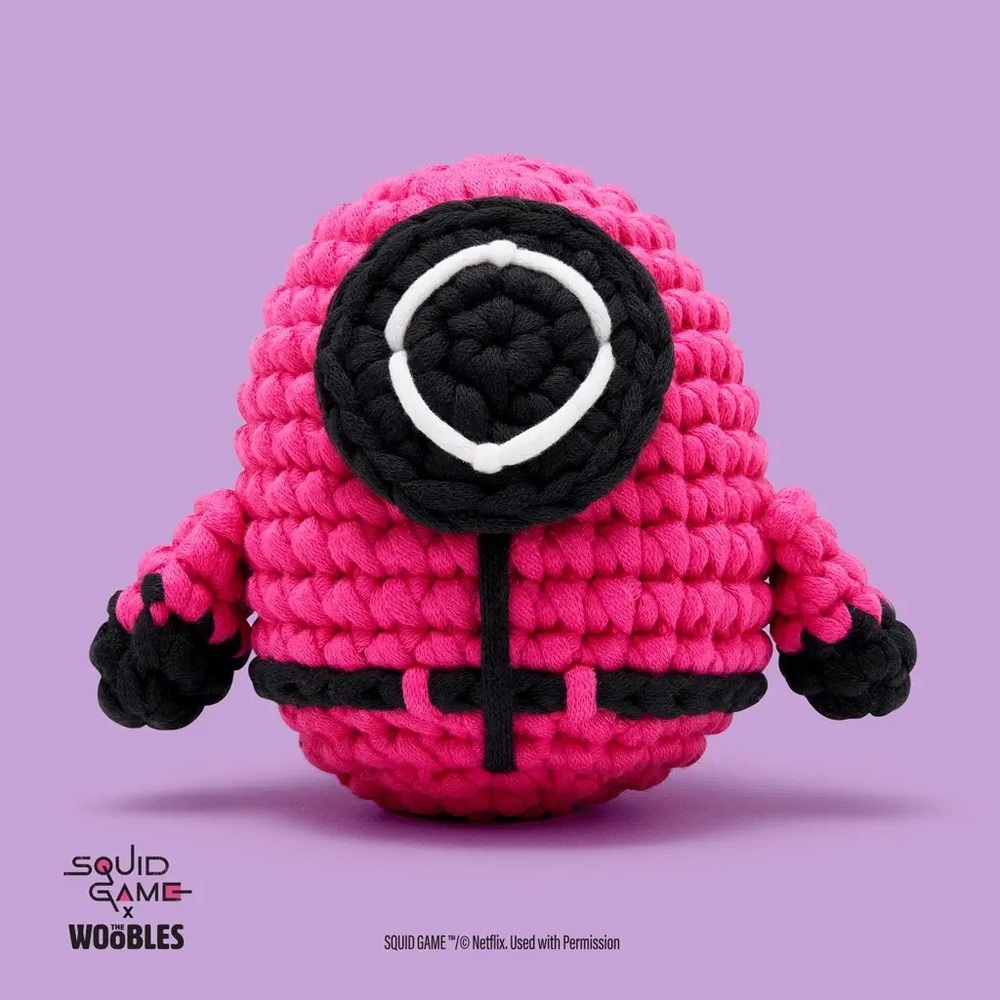 The Woobles Squid Game Red Guard Crochet Kit-Kit for Beginners-NEW SEALED